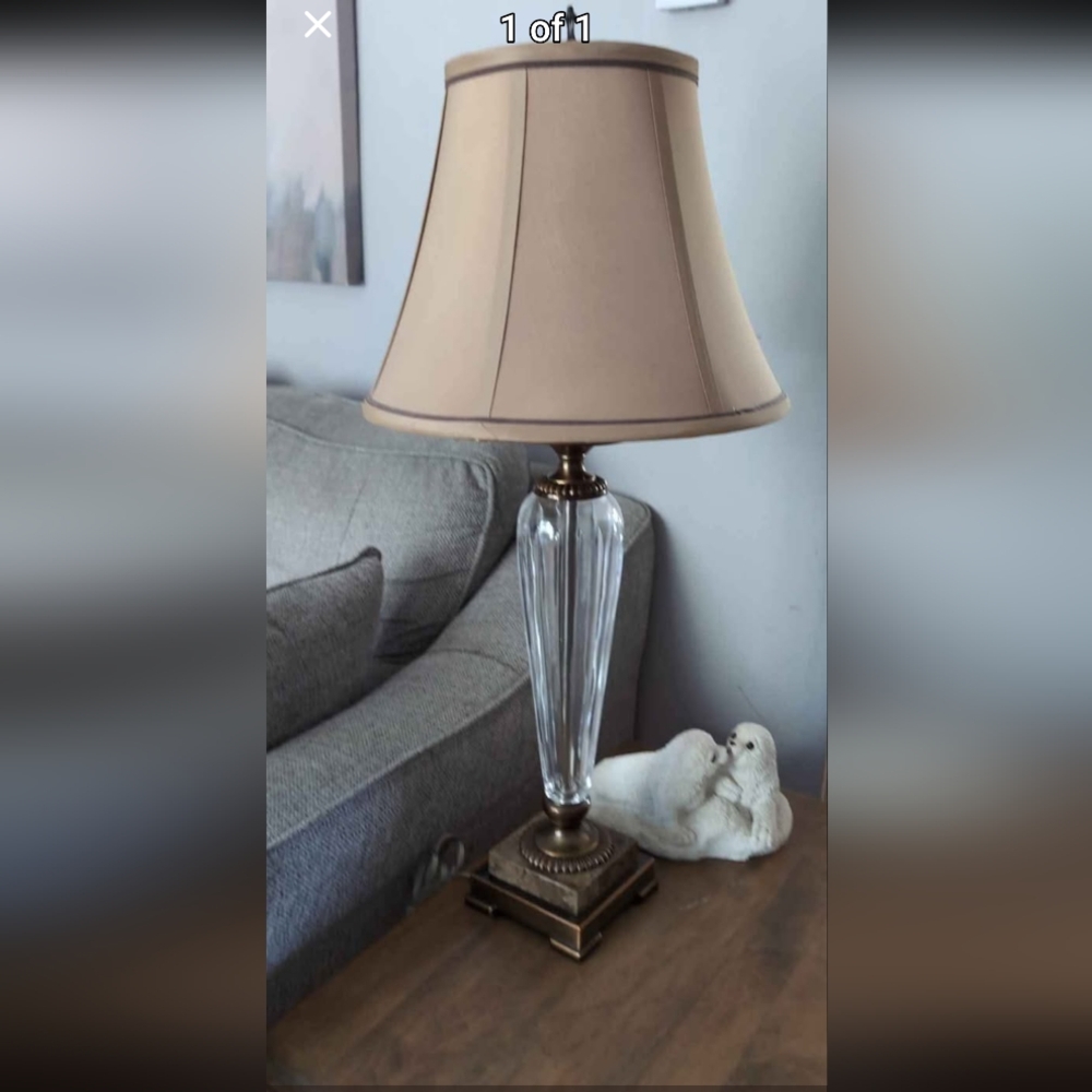 Lamp Bombay Chrystal Glass